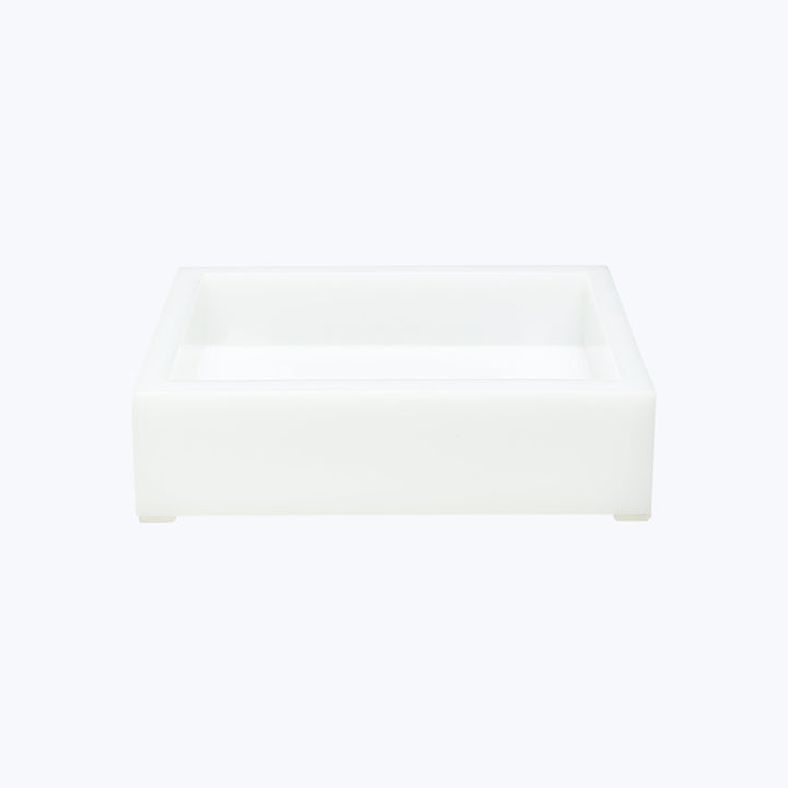 Ice Soap Dish White