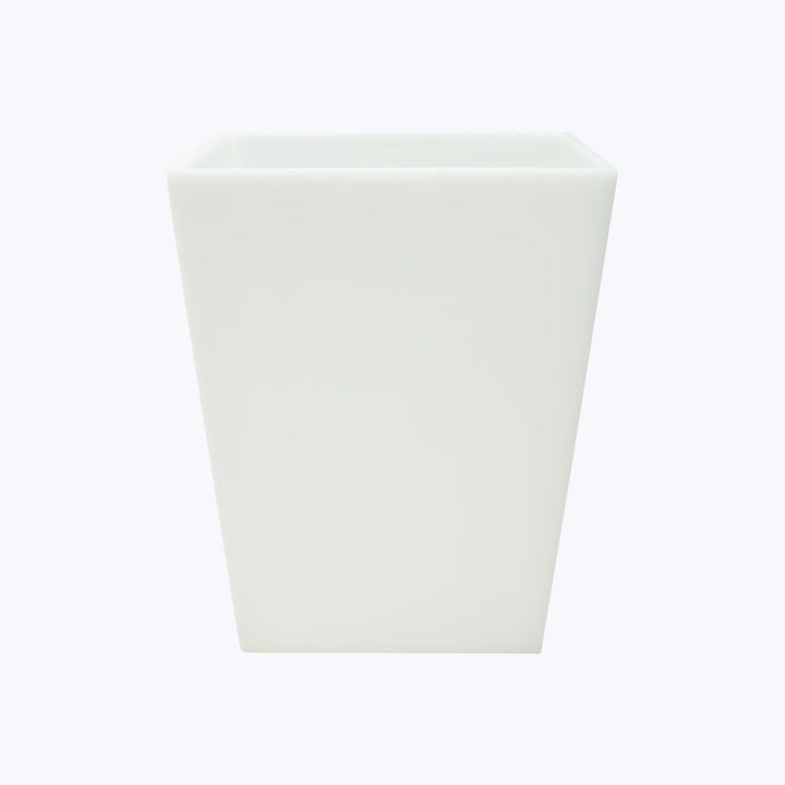 Ice Wastebasket White