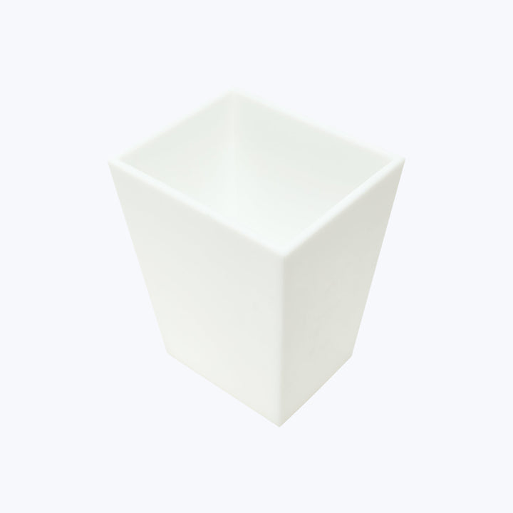 Ice Wastebasket White