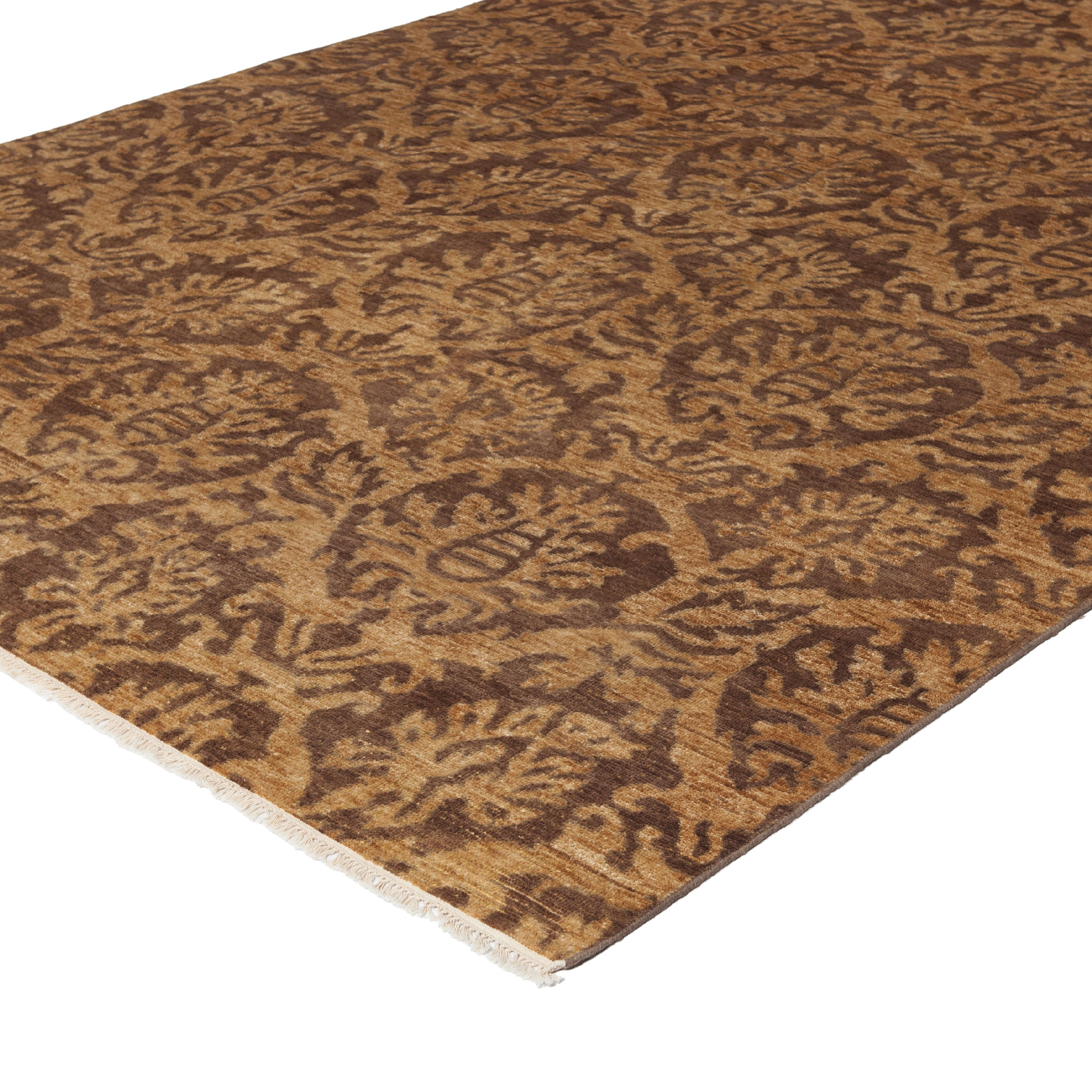 Brown Transitional Wool Rug - 8' x 10' Default Title