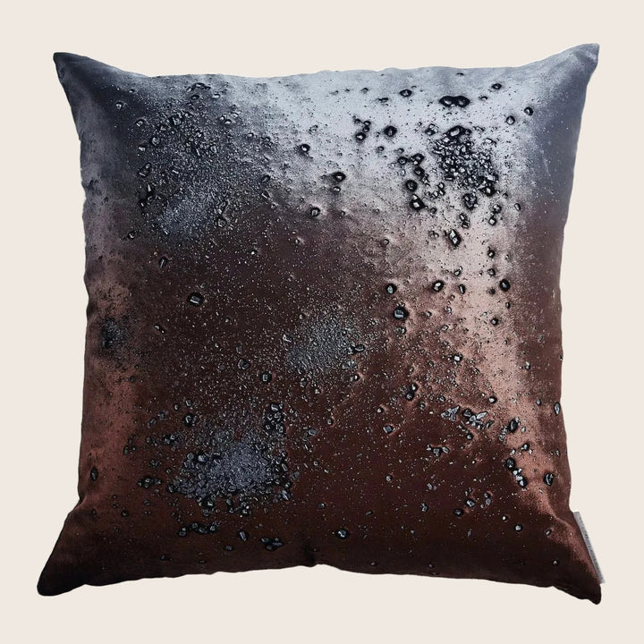 Calcite Crystal Pillow Blue