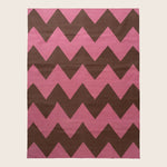 Pink Flatweave Wool Rug - 8'1" x 11'1" Default Title