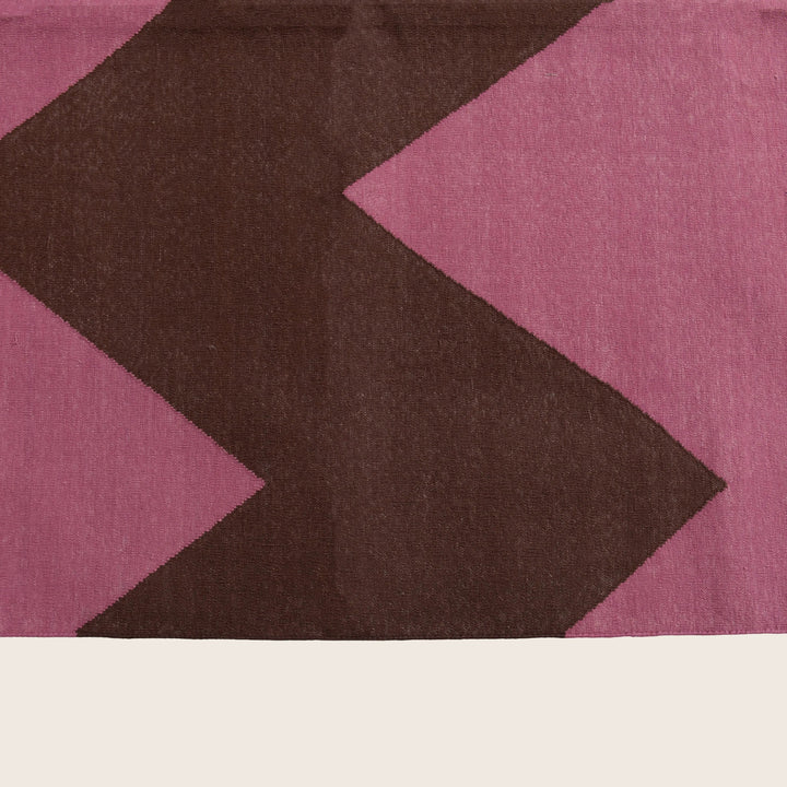 Pink Flatweave Wool Rug - 8'1" x 11'1" Default Title