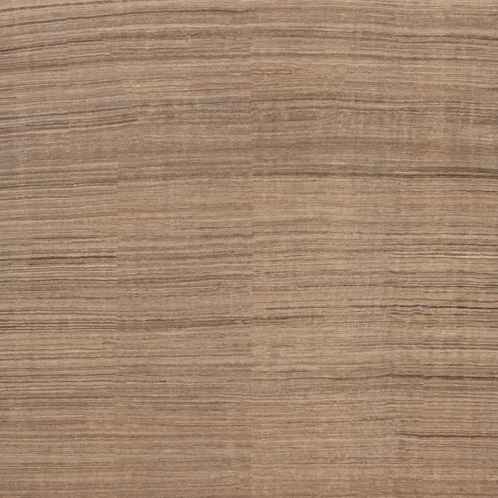 Beige Flatweave Wool Rug - 6'6" x 9'5"