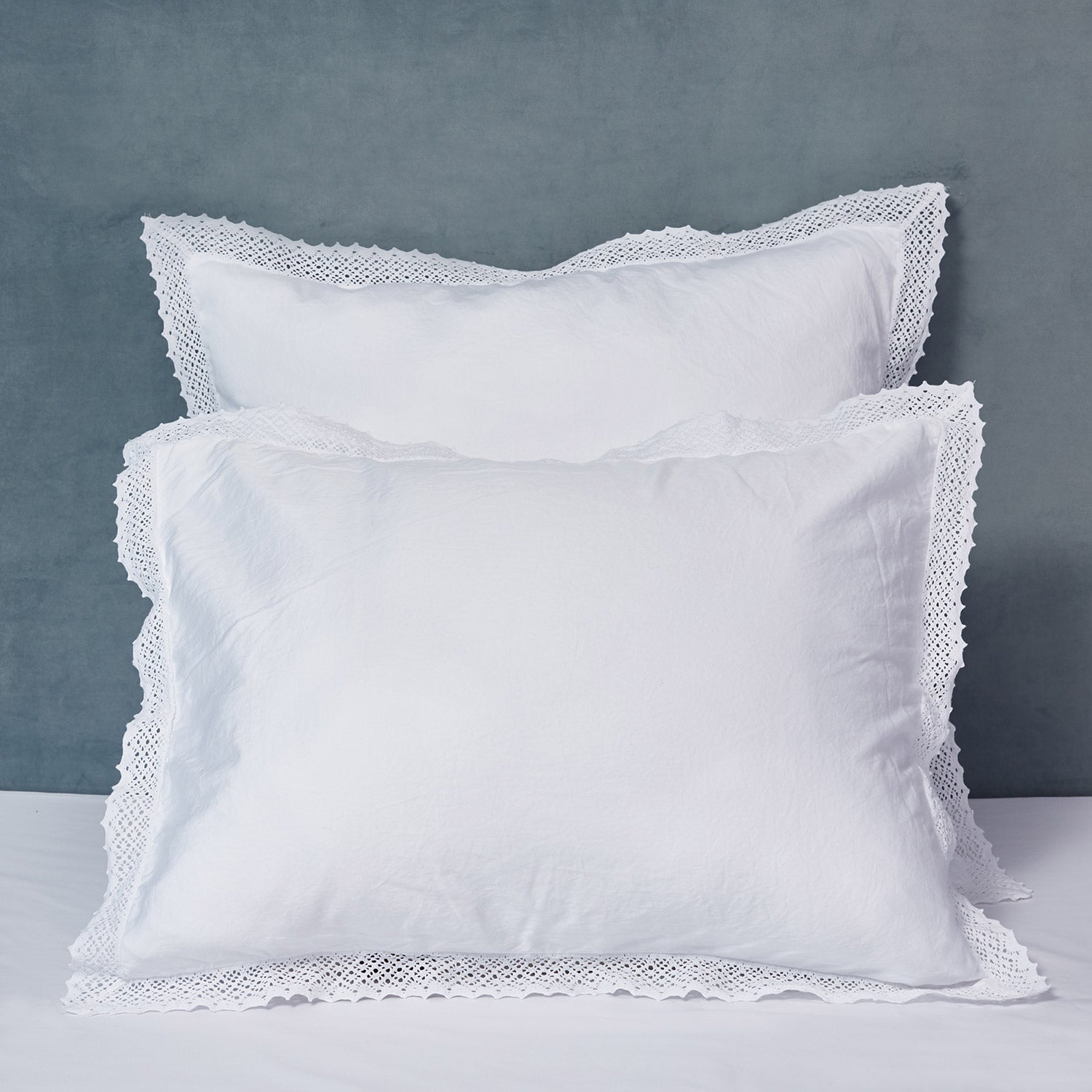 Camilla Duvet & Shams Pillow Sham / Standard / White