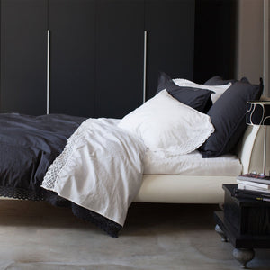 Camilla Duvet & Shams Pillow Sham / Standard / White - hover
