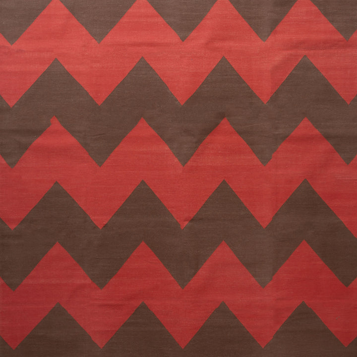 Red Flatweave Cotton Rug - 8'3" x 11'6" Default Title