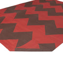 Red Flatweave Cotton Rug - 8'3" x 11'6" Default Title