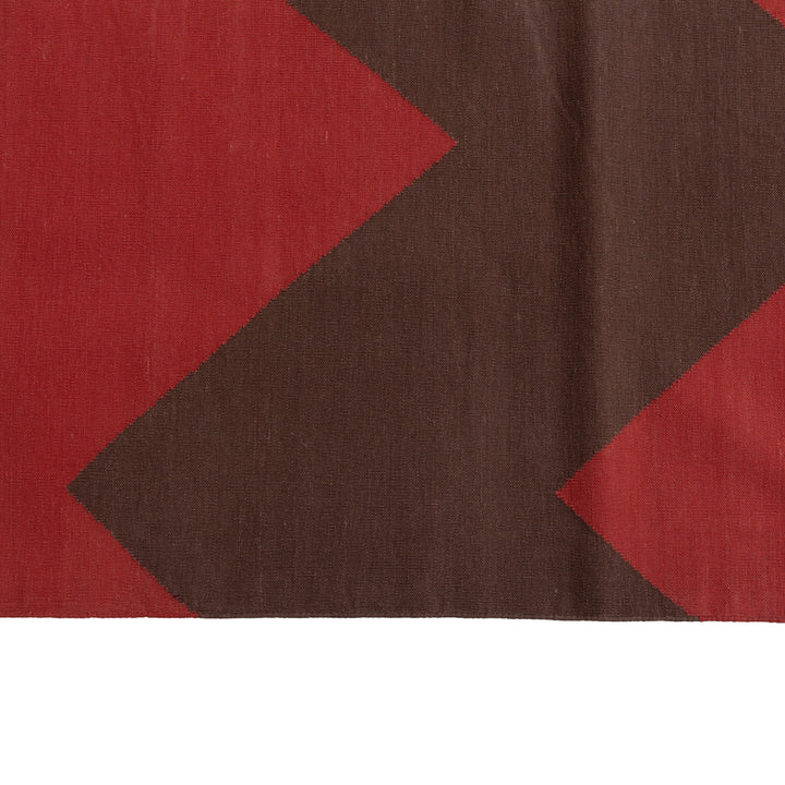 Red Flatweave Cotton Rug - 8'3" x 11'6" Default Title