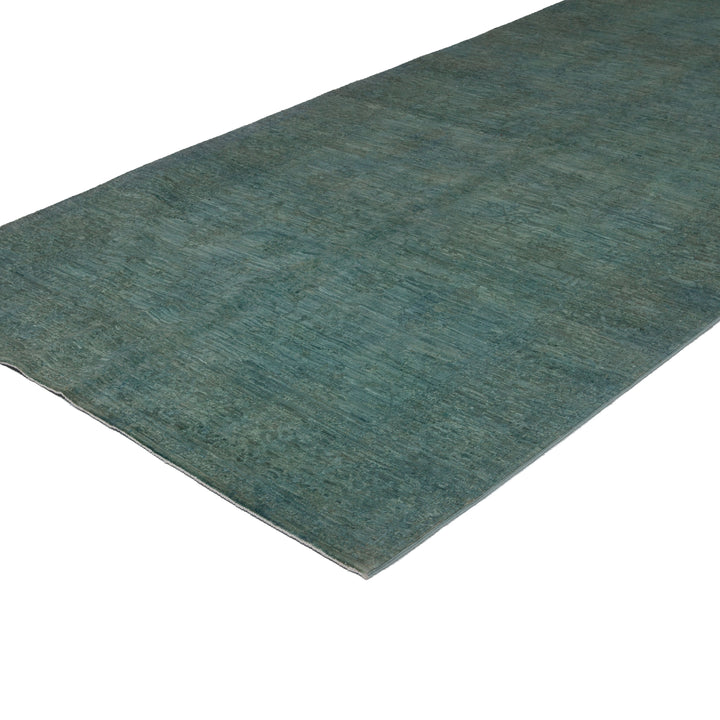 Green Overdyed Wool Rug - 5'11" x 17'5" Default Title