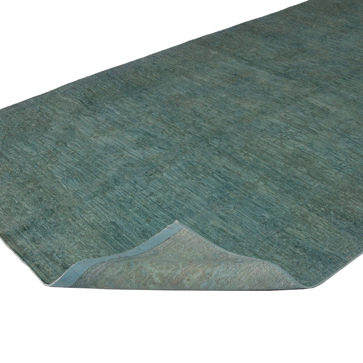 Green Overdyed Wool Rug - 5'11" x 17'5" Default Title