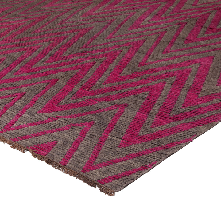 Multi Modern Wool Rug - 12' x 15'