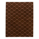 Brown Modern Cotton Rug - 8' x 10' Default Title