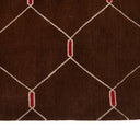 Brown Modern Cotton Rug - 8' x 10' Default Title