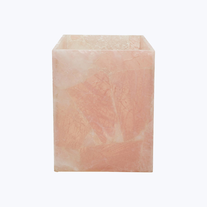 Taj Wastebasket Rose Quartz