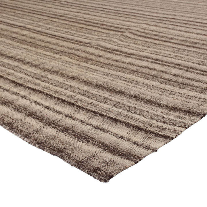 Multi Flatweave Wool Silk Blend Rug - 9' x 12'