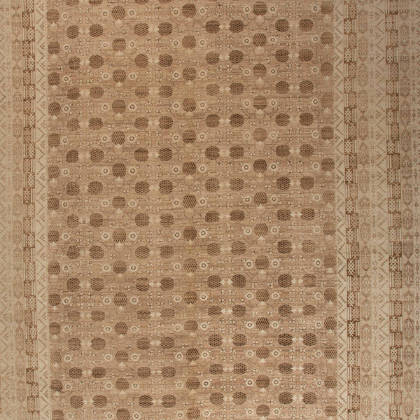 Beige Traditional Wool Rug - 16'3" x 32'4"