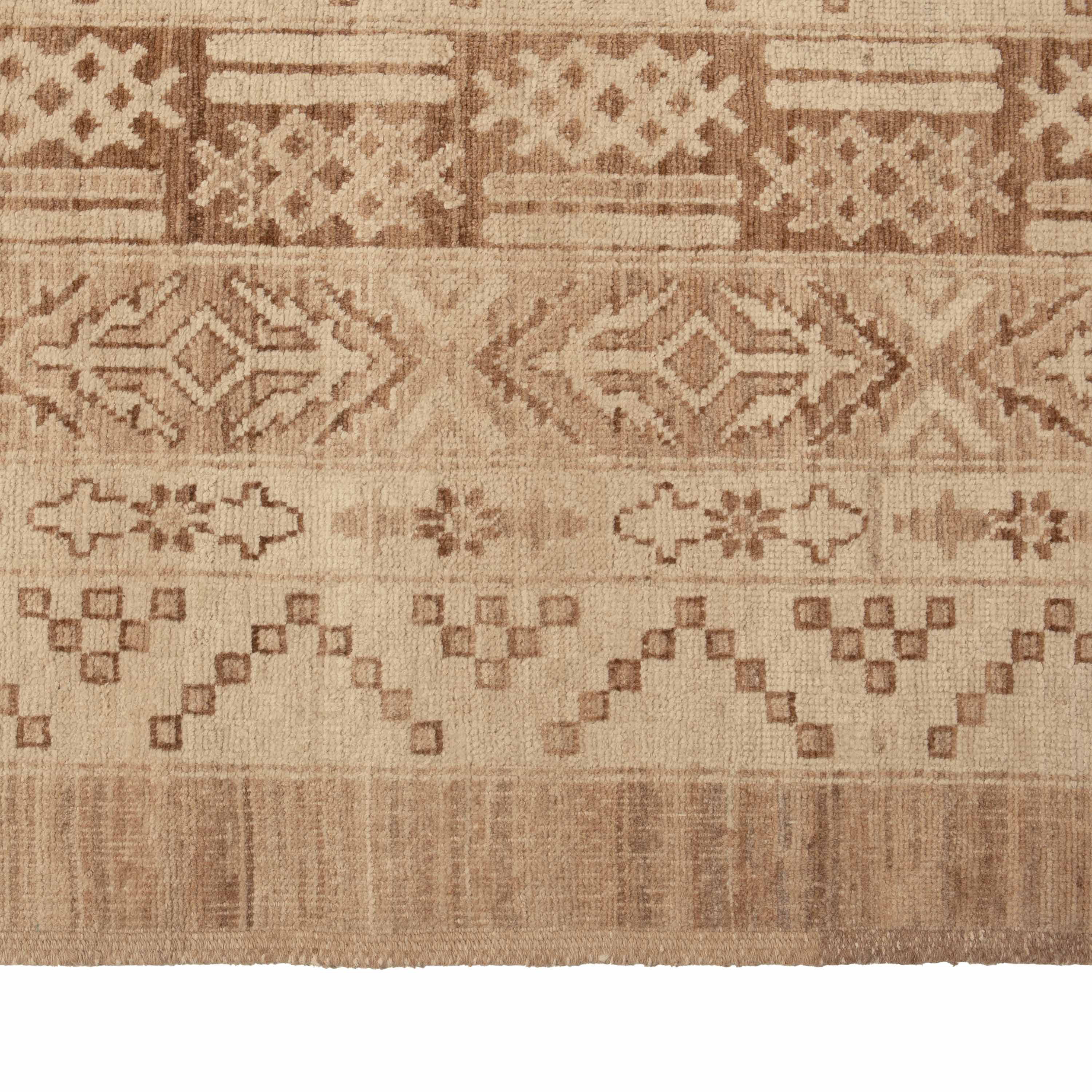 Beige Traditional Wool Rug - 16'3" x 32'4"