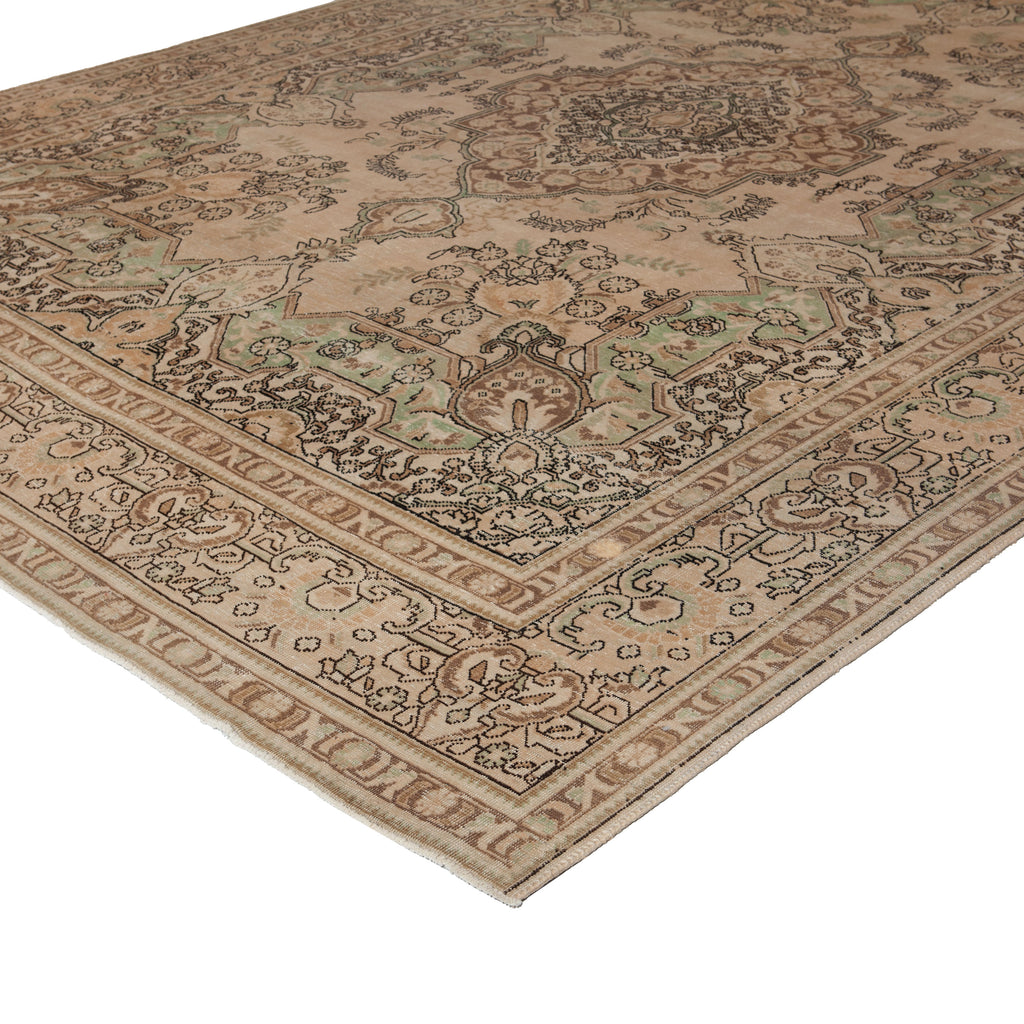 Beige Traditional Wool Rug - 9'9" x 12'1" Default Title