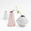 Ash Cloud Mini Vase, White
