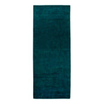 Green Overdyed Wool Rug - 6' x 15'