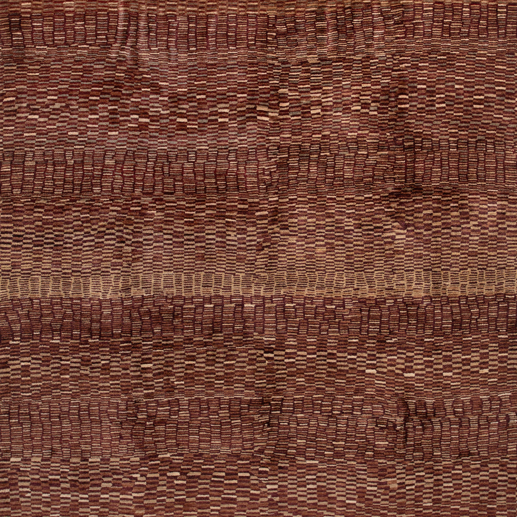 Brown Modern Wool Persian Rug - 7'5" x 9' Default Title