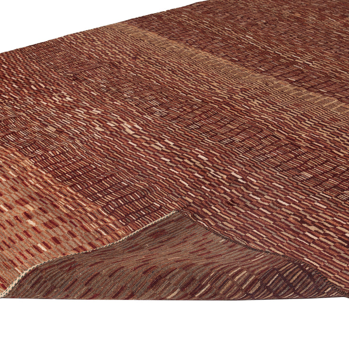 Brown Modern Wool Persian Rug - 7'5" x 9' Default Title