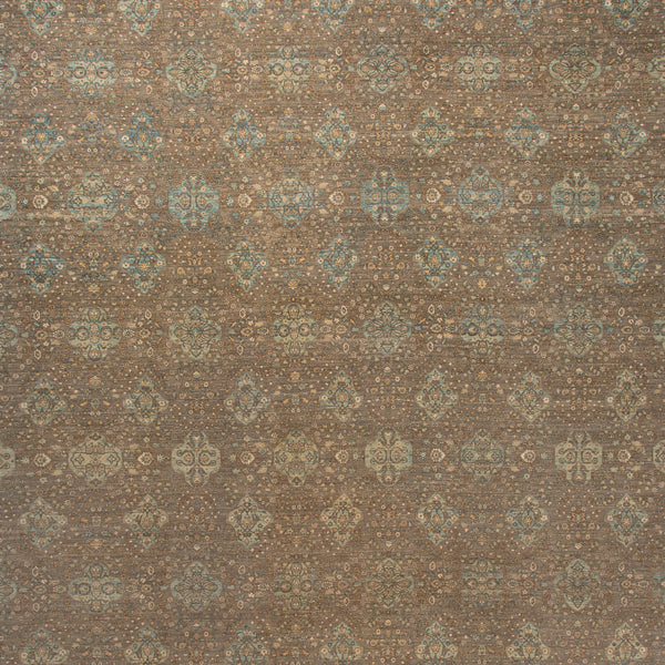 Brown Antique Tussa Traditional Rug - 15'6" x 23'1"