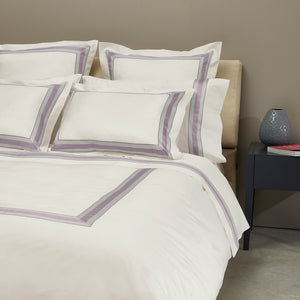 Dimora Duvet & Shams, Ivory/Thistle Pillow Sham / Standard - hover