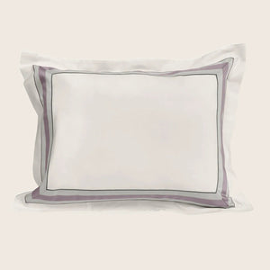 Dimora Duvet & Shams, Ivory/Thistle Pillow Sham / Standard