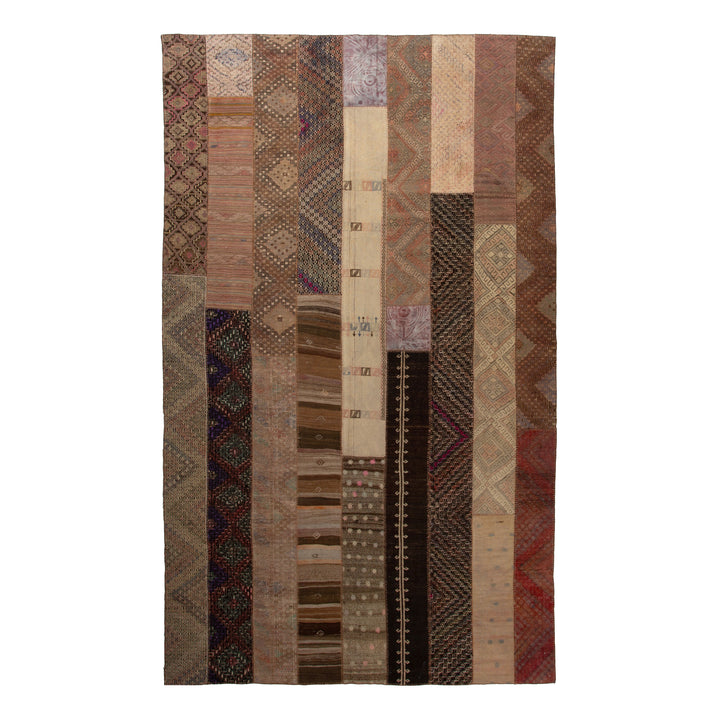 Multi  Patchwork wool Rug - 9' x 14'11" Default Title