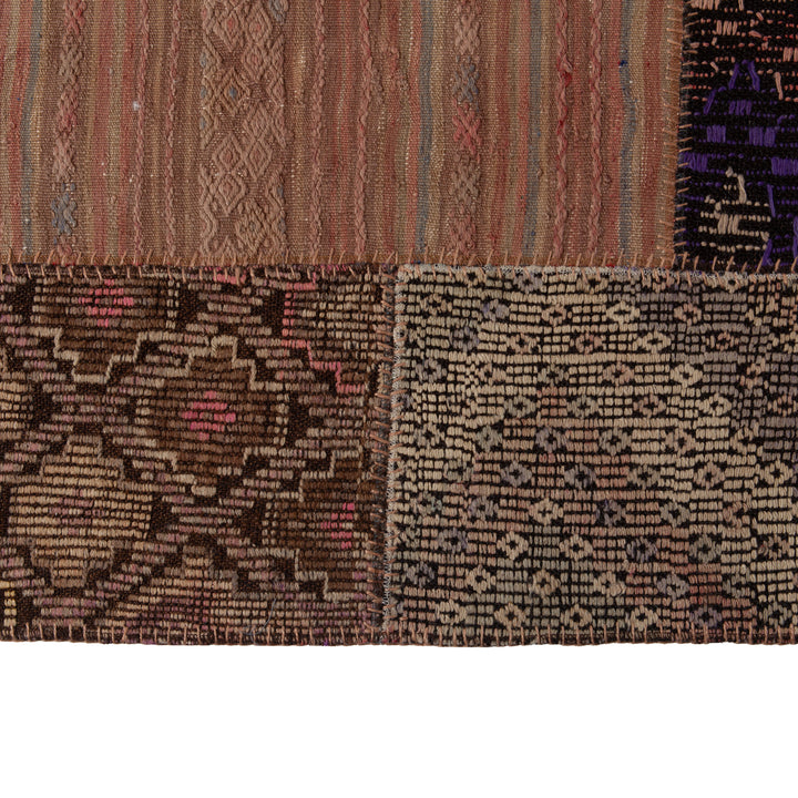 Multi  Patchwork wool Rug - 9' x 14'11" Default Title