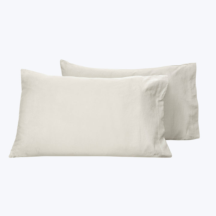 Viola Sheets & Pillowcases Pillowcase Pair / Standard / Ivory