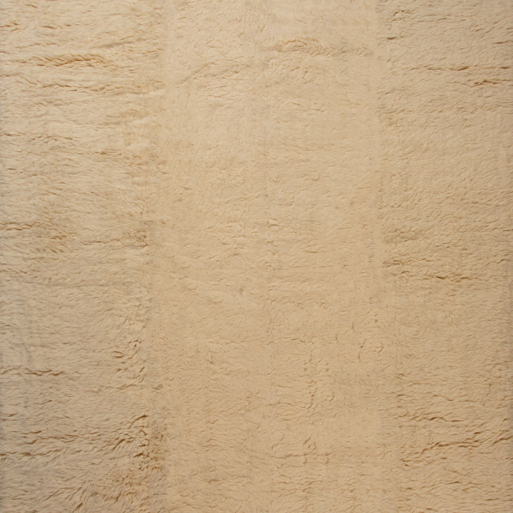 Beige Modern Wool Rug - 12' x 15'