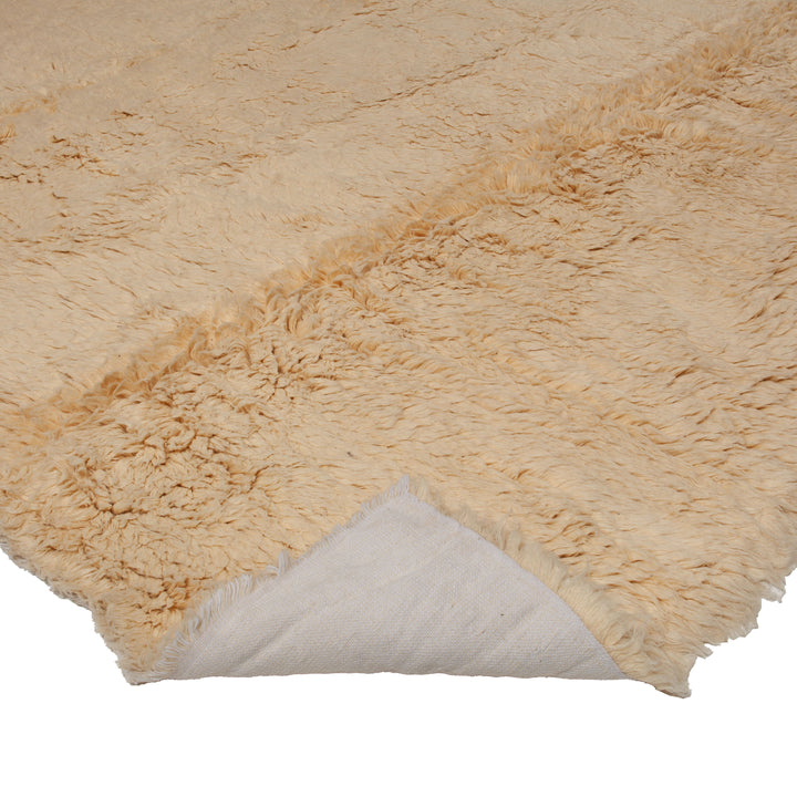 Beige Modern Wool Rug - 12' x 15'