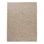 Beige Flatweave Wool Rug - 9' x 12'