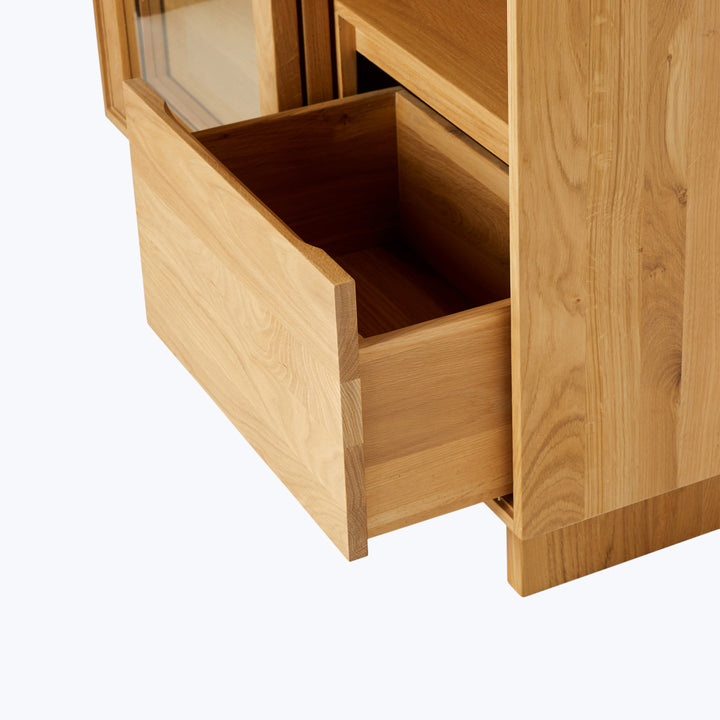 Oak Wave Storage Cabinet Default Title