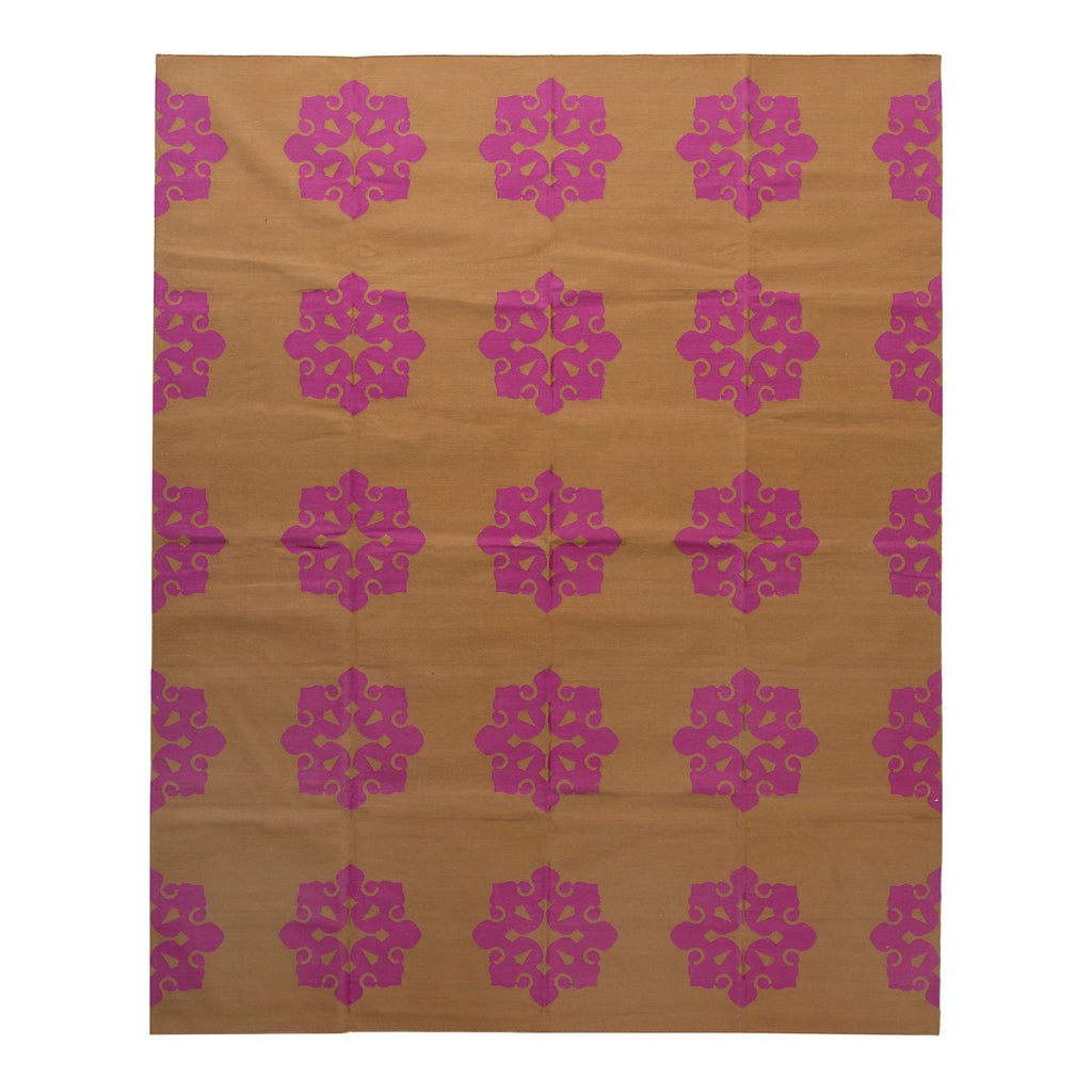 Pink Flatweave Cotton Rug - 7'10" x 9'10" Default Title