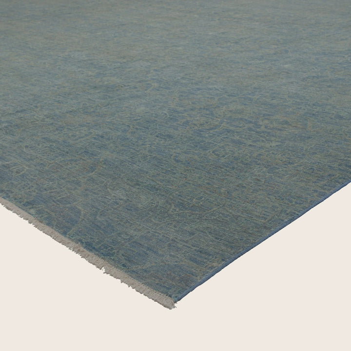 Blue Transitional Wool Rug - 15'1" x 23'1"