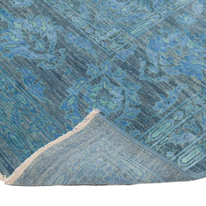 Blue Traditional Wool Rug - 13'11" x 18'3"