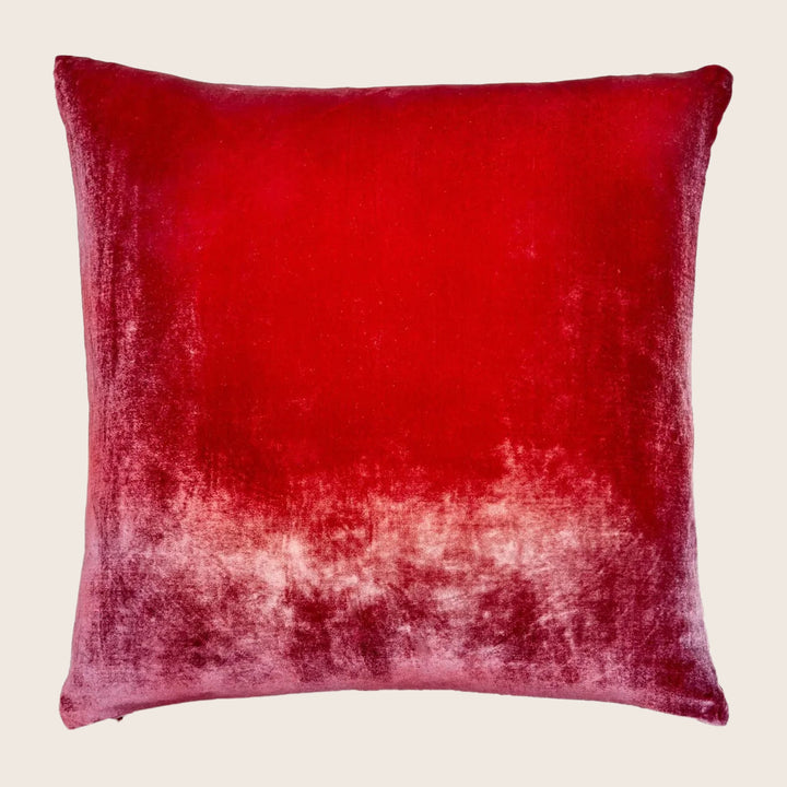 Ombre Velvet Pillow, Boysenberry