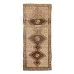 Brown Traditional Wool Runner - 3'11" x 9'6"
