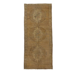 Beige Traditional Wool Rug - 5' x 11'1"