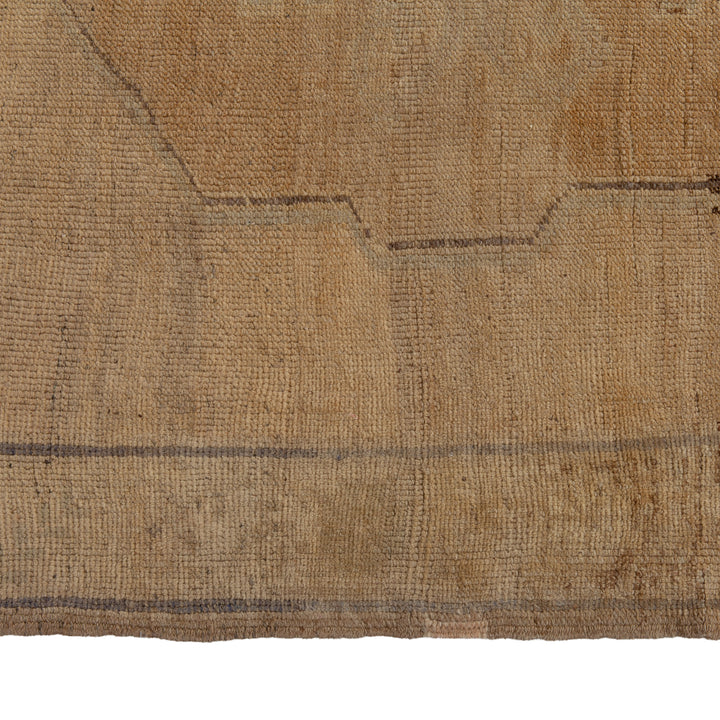 Beige Traditional Wool Rug - 5' x 11'1"