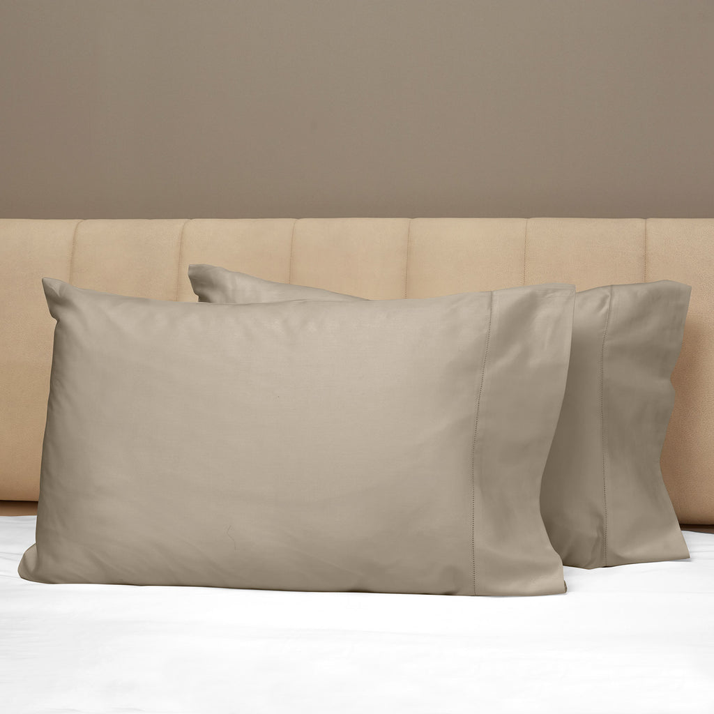 Raffaello Sheets & Pillowcases Pillowcase Pair / Standard / Khaki