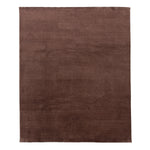Brown Textured Wool Blend Rug - 8' x 10' Default Title