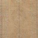 Beige Vintage Traditional Anatolian Wool Rug - 5" x 10'7"