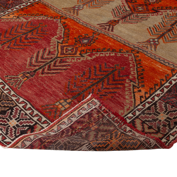 Red Traditional Wool Rug - 5'7" x 12'9"