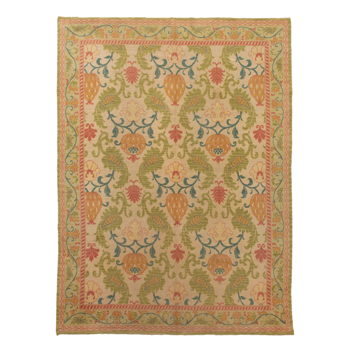 Traditional Spanish Vintage Wool Rug - 8' x 10'8"