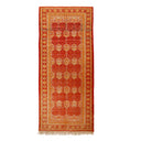Orange Vintage Traditional Wool Rug - 5'2" x 12'